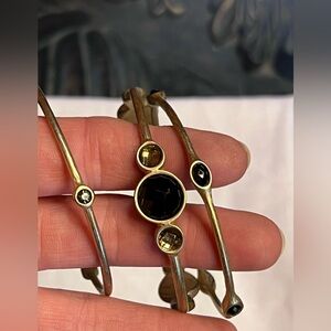 Set of three bangle bracelets